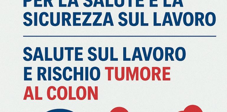 Giornata mondiale per la salute e la sicurezza sul lavoro 2025: il rischio di tumori del colon sul posto di lavoro